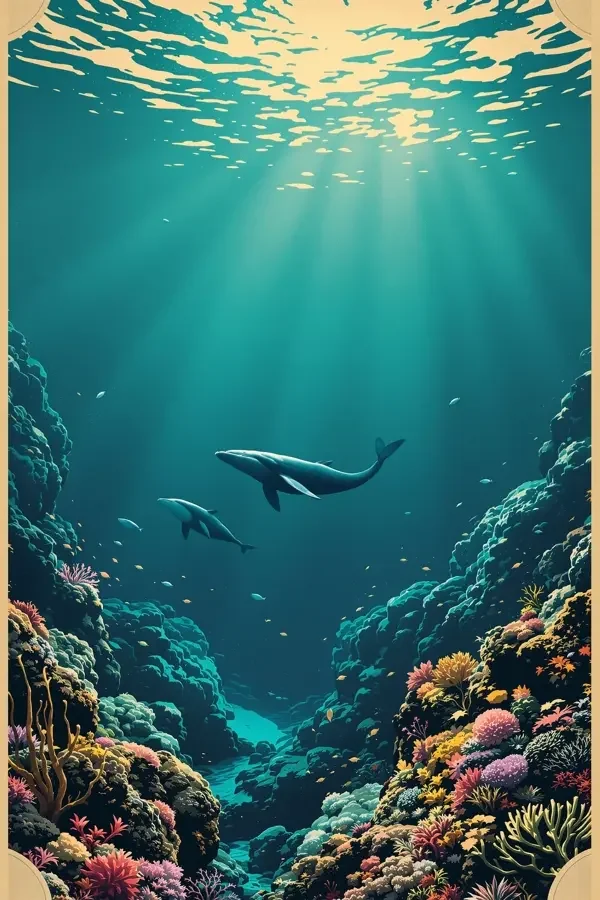 蓝色星球海报