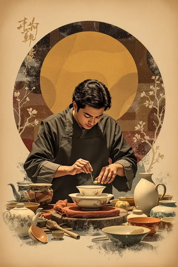 我在故宫修文物海报